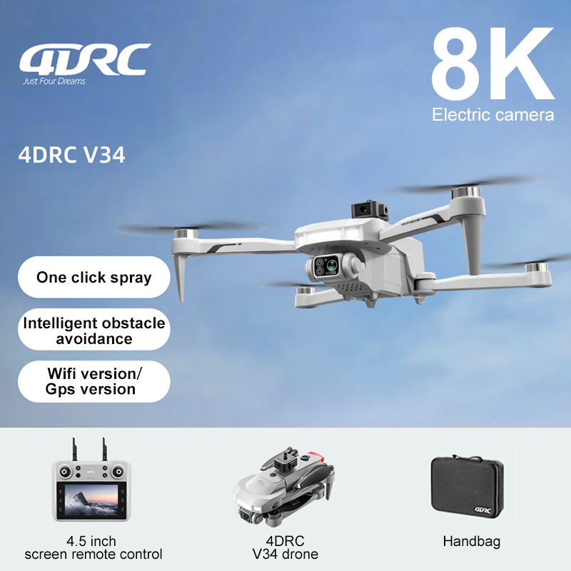 2025 New V34 Drone 8K Camera P - Drone Gimbal Brushless recensie en prijs