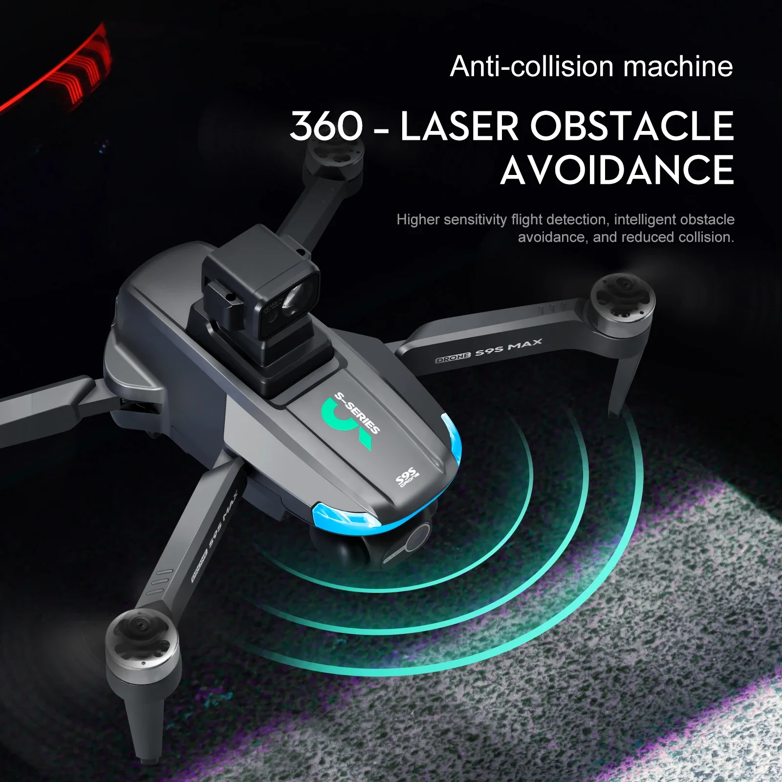 NEW S9S MAX MINI Drone 4K 2-Ax - Drone Gimbal Case recensie en prijs