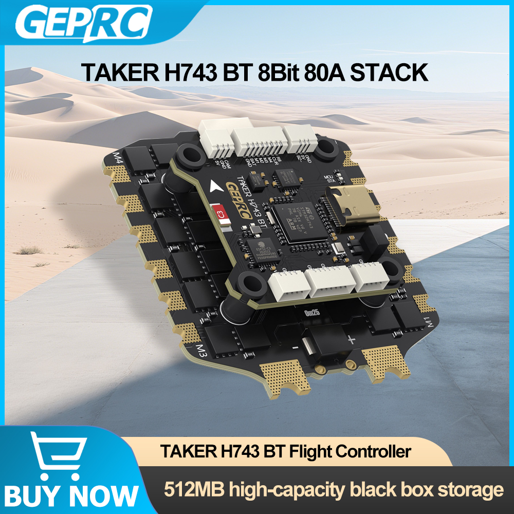 GEPRC TAKER H743 BT 8Bit 80A S - Drone Gimbal Controller recensie en prijs