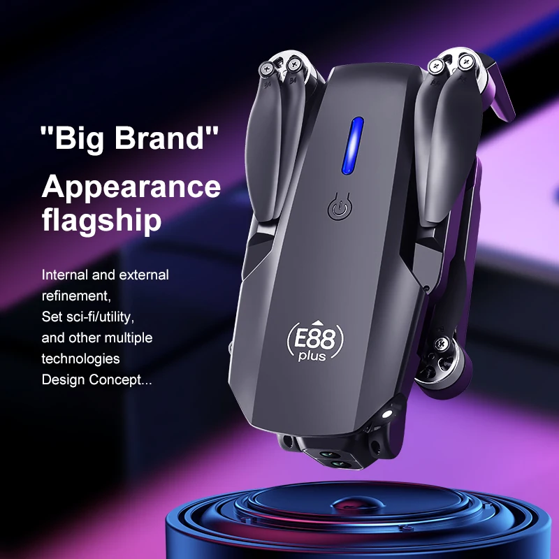 New E88 Plus Quadcopter Drone: - Drone Gimbal Brushless recensie en prijs