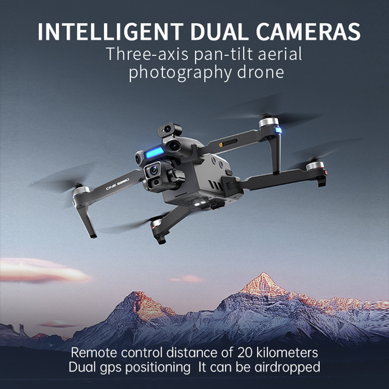 2026 New 8K Dual Camera Drone  - Drone Gimbal Brushless recensie en prijs