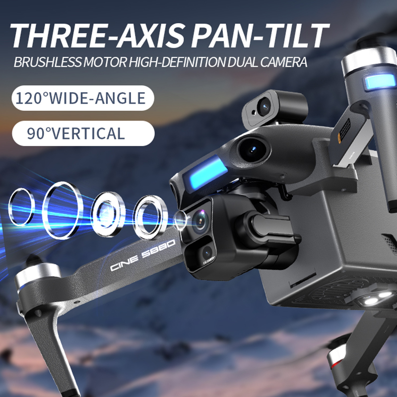 2026 New 8K Dual Camera Drone  - Drone Gimbal Brushless recensie en prijs