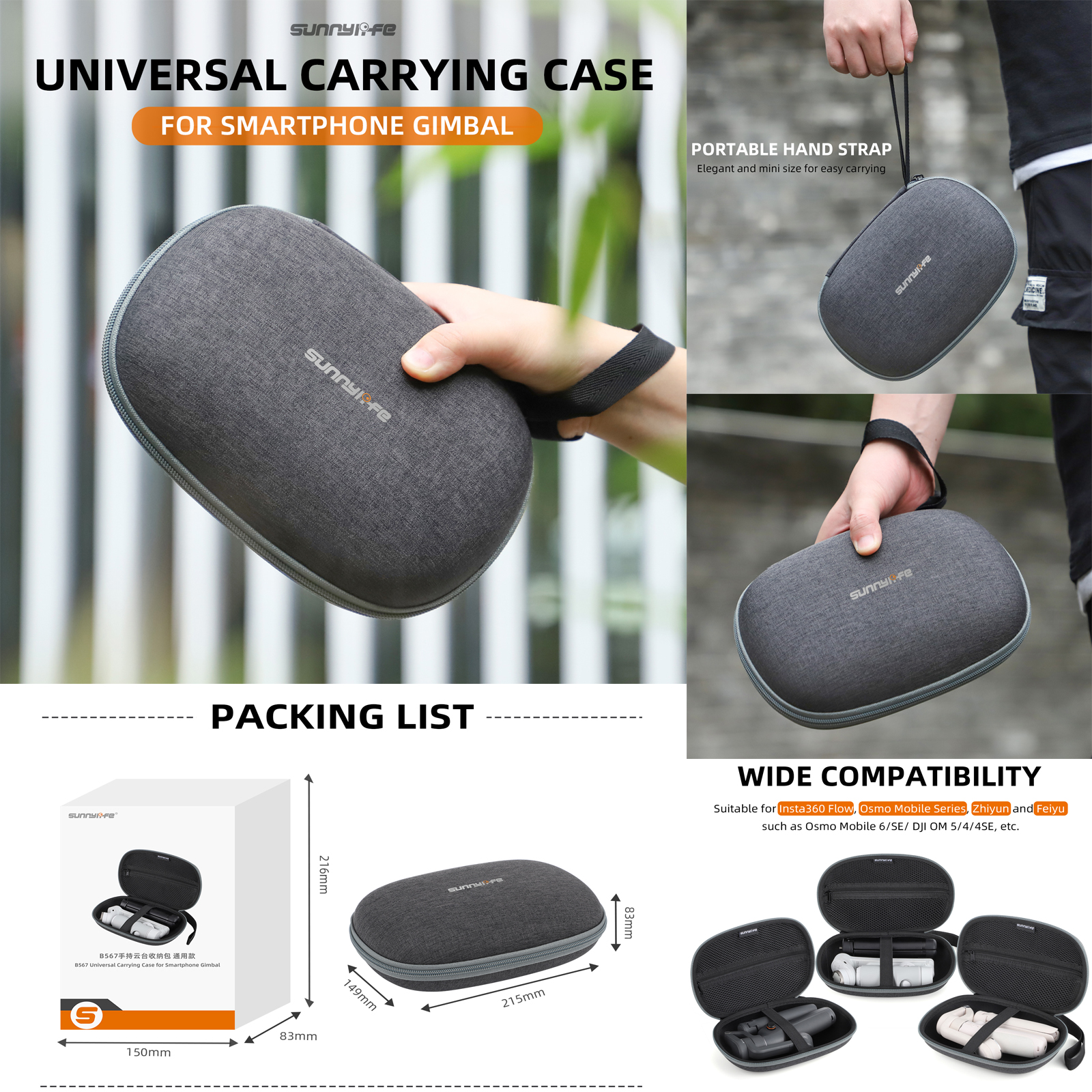 Sunnylife Hard Case Protective - Drone Gimbal For Insta360 recensie en prijs