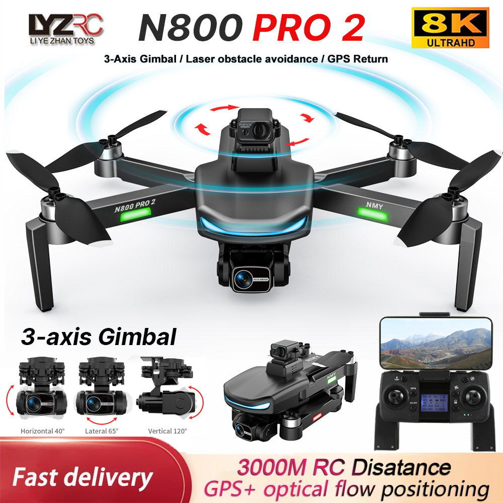 N800 PRO 2 GPS Drone Professio - Drone Gimbal 2 Axis recensie en prijs