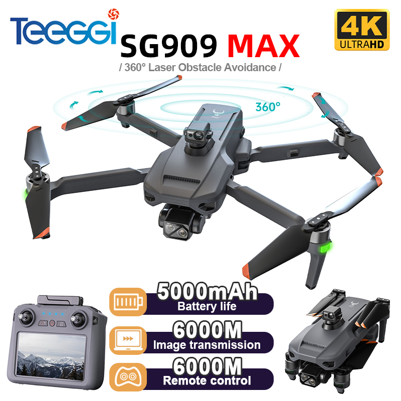 Teeggi SG909 MAX GPS Drone Wit - Drone Gimbal Brushless recensie en prijs