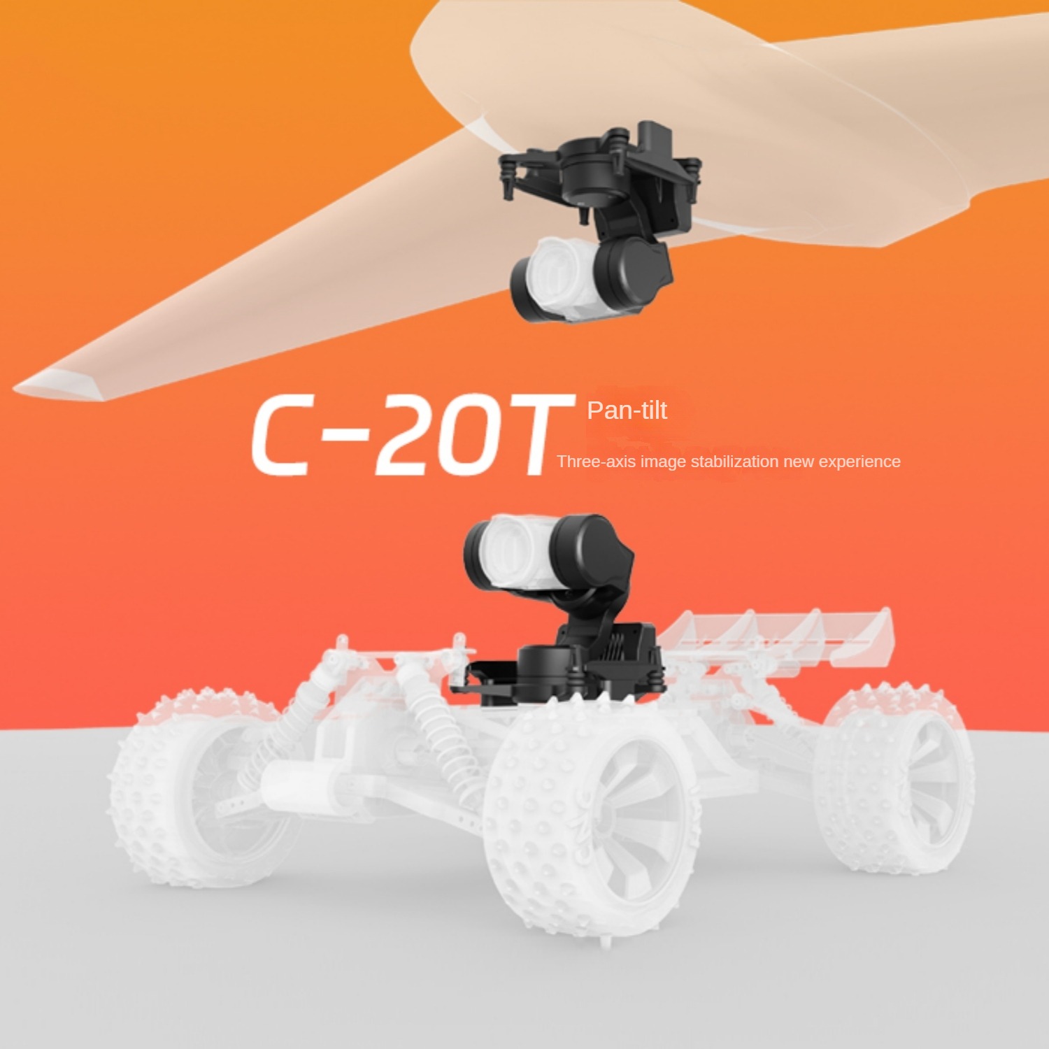 NCZOBOE  C-20T 3-Axis O4 FPV G - Drone Gimbal 3 Axis recensie en prijs
